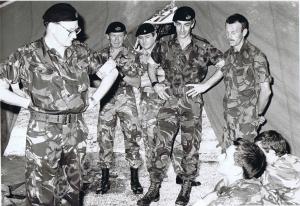 Colonel of the Regiment Lieutenant-General Sir Joh