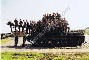 Milan Anti-tank Platoon with T62 tank. Gloucesters