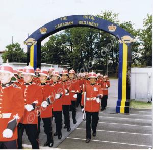 Presentation of the Colours Ceremony. Royal Canadi