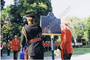 Presentation of the Colours Ceremony. Unveiling of