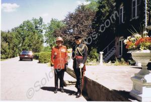 Presentation of the Colours Ceremony. Colonel Tom