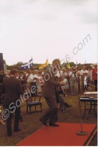 Presentation of the Colours Ceremony. HRH The Duke