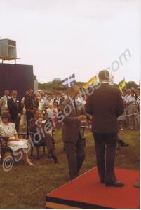 Presentation of the Colours Ceremony. HRH The Duke