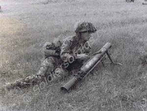 Field Exercise. With Carl Gustav recoilless anti-t