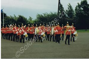 Band and Drums.  1st Battalion, The Gloucestershir