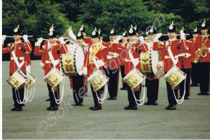Band and Drums.  1st Battalion, The Gloucestershir