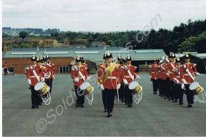 Band and Drums.  1st Battalion, The Gloucestershir