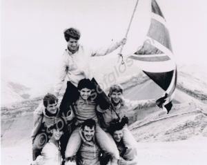 At the summit of Sphinx Mountain. Gloucestershire