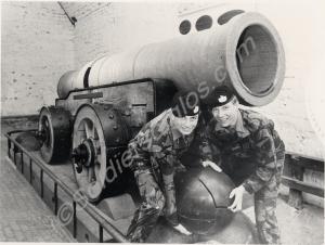 "Pte. Perrins and Pte. Musto of the Gloucestershir