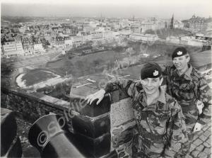 Privates Musto (right) and Perrins (left) of the G