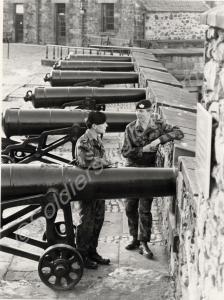 Privates Musto (right) and Perrins (left) of the G