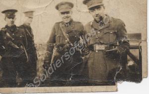 Four officers of 3rd (Reserve) Battalion, The Glou