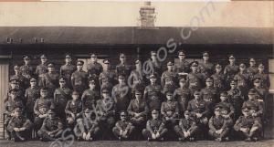 Photocopy of photograph of W.O.s and Sergeants of