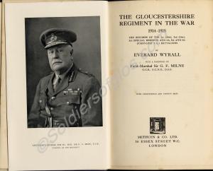 Book entitled 'The Gloucestershire Regiment in the