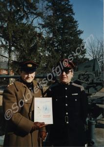 Corporal T.A. Clarke and Corporal. Vic Poole of th