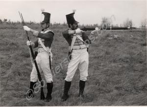 Riflemen in Old Gloucestershire Regiment Guard Uni
