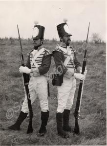 Riflemen in Old Gloucestershire Regiment Guard Uni