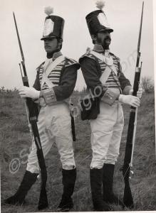 Riflemen in Old Gloucestershire Regiment Guard Uni