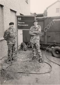 The Commanding officer Lieutenant Colonel Royston