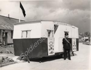 Gloucestershire Regimental caravans on recruiting