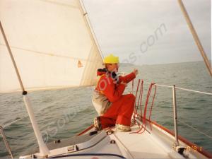 Private Evans of the Gloucestershire Regiment sail