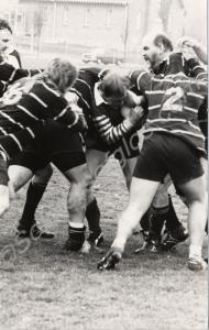 "Major Beattie valiantly holds on against the Taco