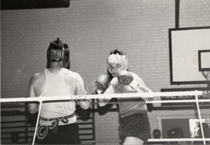 Lance-corporal Rowe(facing) and Corporal Barry(bac