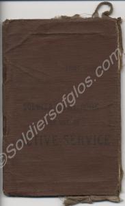 Soldiers Pay Book for use on Active Service. 32271