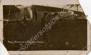 'Army Biplanes of Farnboro Common'. Farman Shortho