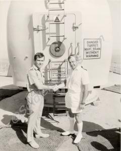 Captain Andrew Jones and Captain Terry Loughran un