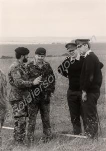 The Duke of Gloucester and Lieutenant Colonel Aren
