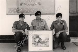 Winners of the I infantry Brigade Line Laying Comp