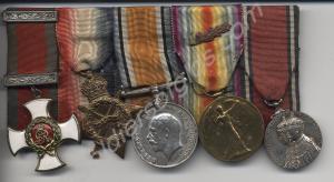 Group of five medals; Distinguished Service Order,