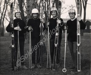 Ski Team. Second place in the Army Skiing Champion