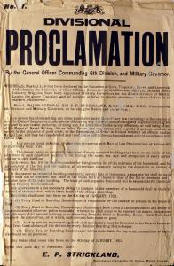 Declaration of Martial Law Proclamation No. 1. 6th