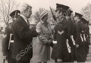The Lord Mayor and Mayoress of Bristol with Sergea