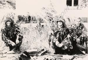 'The serious side'. (left to right) Sergeant Fenwi