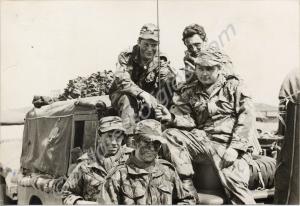 "Waiting to go." Private Hagan, Lace-Corporal West