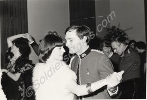 Captain and Mrs Martin Vine of the 1st Battalion G