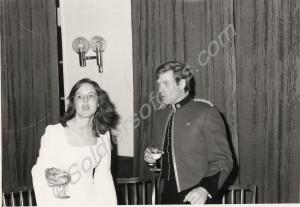 Captain and Mrs Martin King of the 1st Battalion G