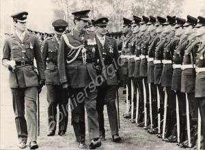 An inspection of the Gloucestershire Regiment by t