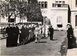 The Duke of Gloucester on tour of  M.E.F. in 1942.