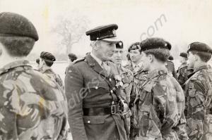 Brigadier A.J.A. Arengo-Jones speaking to Junior-P