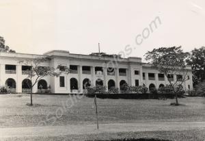 Barracks, possibly in India.