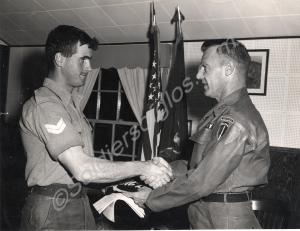 Corporal Wise at his Honour Graduate ceramony, For