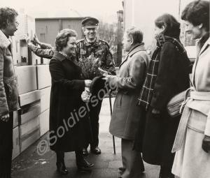Presentation of a cheque to Herr Bohm of the Red C