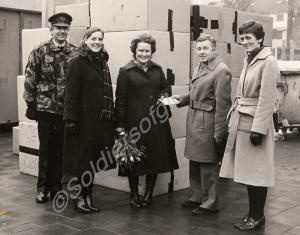 Presentation of a cheque to Herr Bohm of the Red C