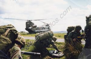 A Gloucestershire Regiment Mortar Platoon.