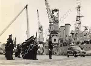 Party of the Royal Sussex Regiment and HMS Cumberl