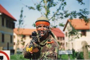 Soldier of the Gloucestershire Regiment with Union